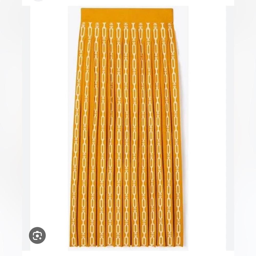Tory Sport Gemini Link Jacquard Tech Knit Skirt